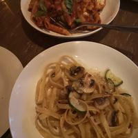Pasta dishes at Chaise Cafe in Winnipeg
