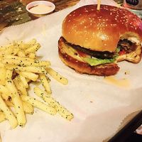 Best burger in Israel  at Rainbow - Ibn Gvirol in Tel Aviv