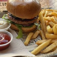 Sensational burger  at Rainbow - Ibn Gvirol in Tel Aviv