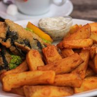 lucky fish'n'chips at The Ship Inn in Newcastle Upon Tyne