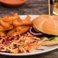 ship burger at The Ship Inn in Newcastle Upon Tyne