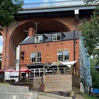 Outside the pub at The Ship Inn in Newcastle Upon Tyne