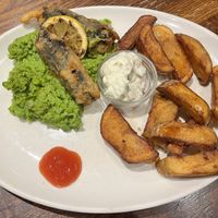 Tofish and chips   at The Ship Inn in Newcastle Upon Tyne