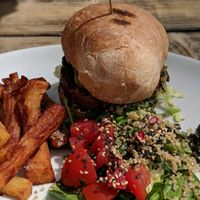 Burger & Chips at The Ship Inn in Newcastle Upon Tyne