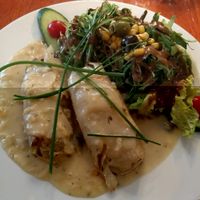 cabbage roulade at Cafe V in Berlin