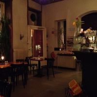 Inside at Cafe V in Berlin