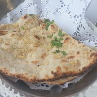 Garlic roti at Spice Lounge in Launceston