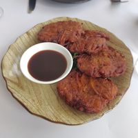 Onion Bhaji at Spice Lounge in Launceston