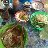 veg noodles at Giai Khat Thao Chau  in Ben Tre