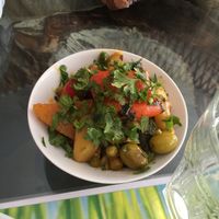 tajine aux légumes du soleil  at Vegan Cafe in Casablanca