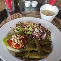 lunch at Vegan Cafe in Casablanca