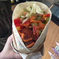 Falafel Wrap at The Organic Boho - Gothersgade in Copenhagen