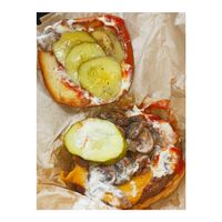 The Impossible Standard (added mushrooms) at Bareburger in Stamford