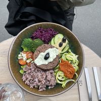 Veggie bowl  at Sweet Rawmance in Paris