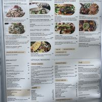 Menu  at Sweet Rawmance in Paris