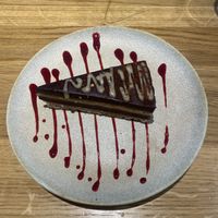 Raw caramel cake  at Sweet Rawmance in Paris