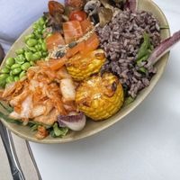 Kimchi bowl   at Sweet Rawmance in Paris