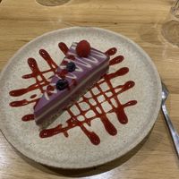 Delicious chessecake  at Sweet Rawmance in Paris