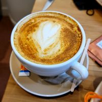 Chai latte at Sweet Rawmance in Paris