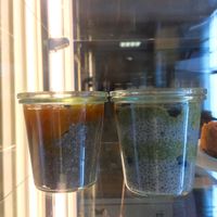 dessert at Rebella Bex Cafe in Munich