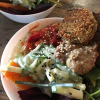 small buddha bowl at Rebella Bex Cafe in Munich