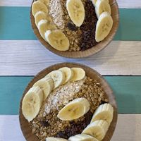  Cacao bowl   at Amanecer Juice Bar in Antigua