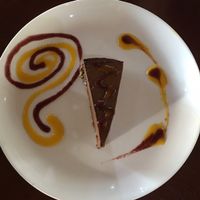 Raw Chocolate Cake at Life House Organic Restaurant in La Fortuna