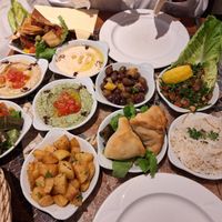 Mezze minus a couple of dishes at The Cedar Tree in Dublin