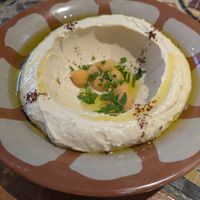 Hummus starter at The Cedar Tree in Dublin