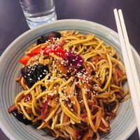 Fried noodle  at Green Time in Auckland