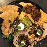 Vegan Mexi platter  at Green Time in Auckland