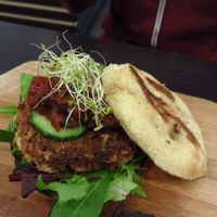 Burger at Green Time in Auckland