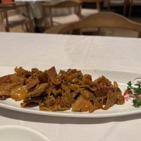 Spicy tree oyster mushrooms  at Ruolanci Vegetarian 若蘭慈素食馆(欢乐海岸店) in Shenzhen
