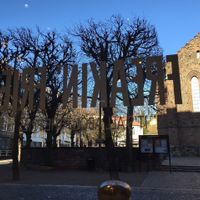 View from the barstool at Freakin Fries in Helsingborg