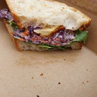 Coleslaws with tofu at Ursa Minor Bakehouse  in Ballycastle