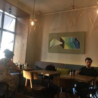 Inside  at Mo-Ja Cafe in Krakow