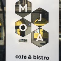 Outside  at Mo-Ja Cafe in Krakow