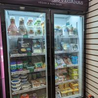 So many good vegan products! at Organica in Boquete