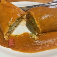 Veggie burrito, no cheese no sour cream   at Escobar's Mexican Restaurant in Kanab