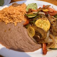 Veggie fajitas   at Escobar's Mexican Restaurant in Kanab