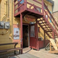 From the patio at Freshie's Coffee in Fernie