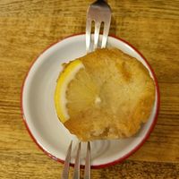 Lemon tart at Coffee Makers in Lille