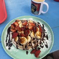   at Waffle Monkey in Tamarindo