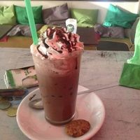 Ice chocolate milk at Bämeräng in Berlin