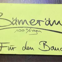 Menu  at Bämeräng in Berlin