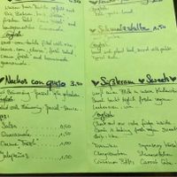 Menu food at Bämeräng in Berlin