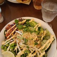 Vegan Killer Kapsalon Wrap  & Spicy Tofurama Salad at SLA - Kerkplein in The Hague