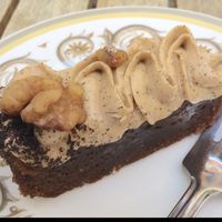 Vegan cake at The Pudding Pantry in Nottingham