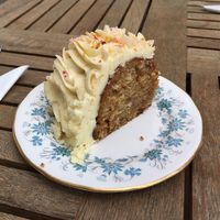 vegan orange cake  at The Pudding Pantry in Nottingham