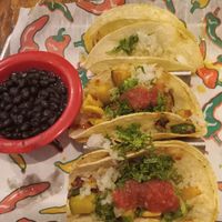 Vegan tacos at Tlaquepaque in Cambridge